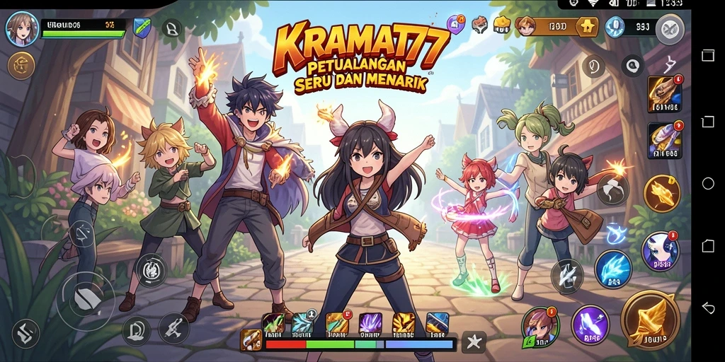Gameplay KRAMAT77 yang penuh warna dan menegangkan.