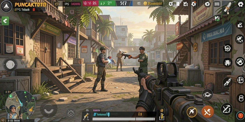 Tampilan gameplay seru dalam PUNCAKTOTO yang penuh aksi.